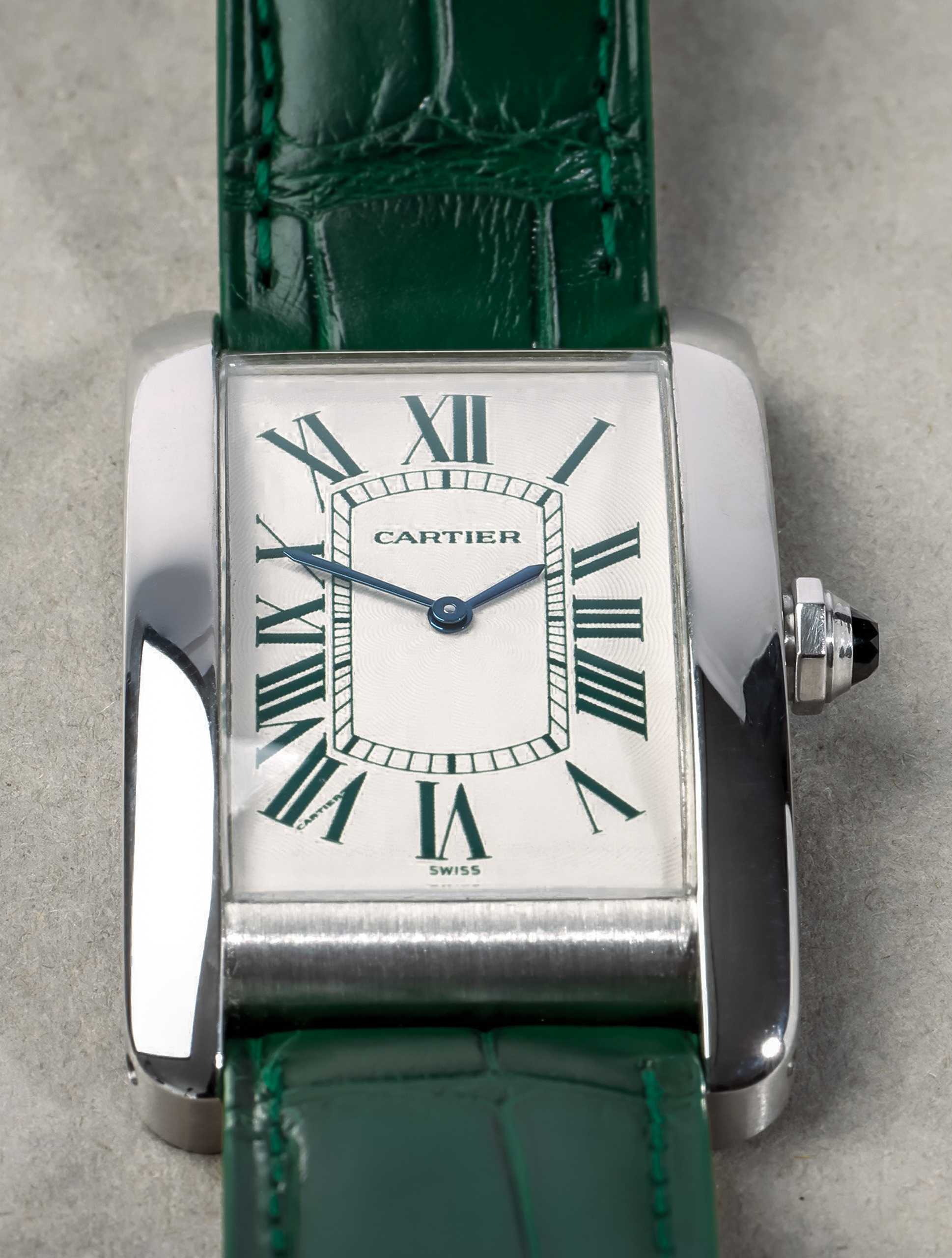 Green-Cartier-Tank-Americaine-Platinum-1734D-Limited-Edition