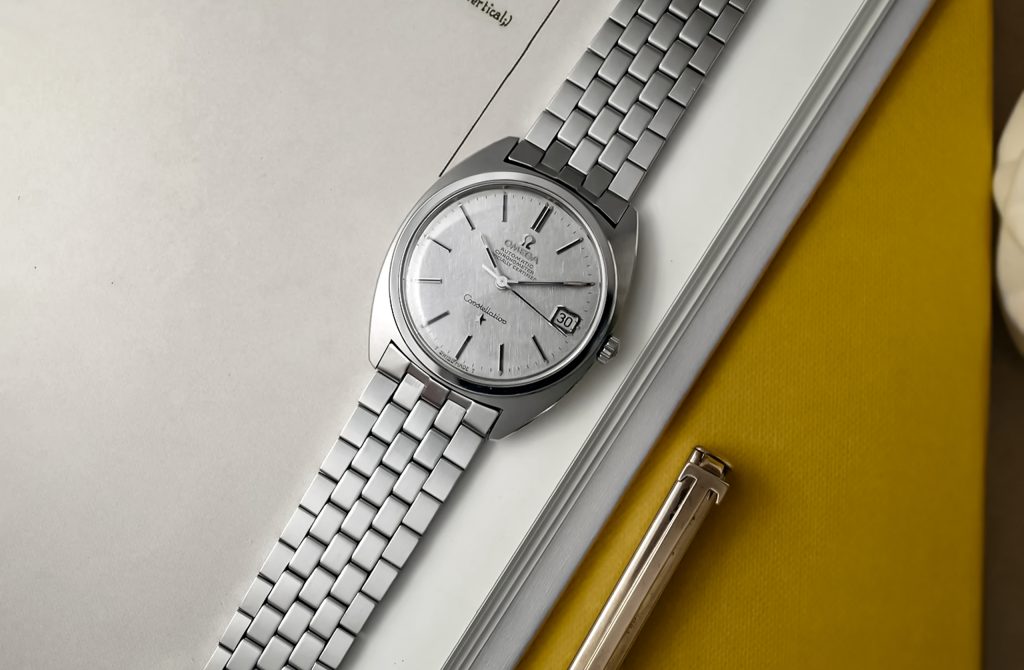 168.017-Linen-Dial-Omega-Constellation-Day-Date