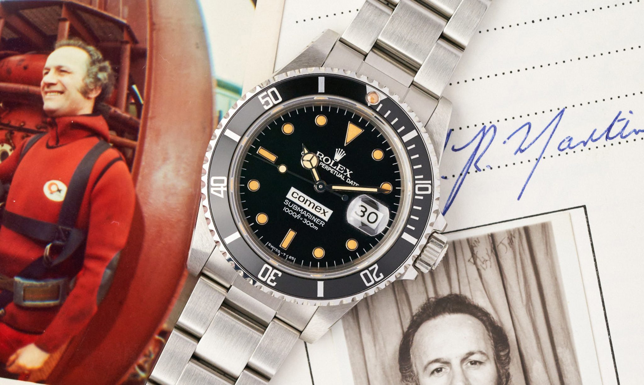 Rolex Stainless Steel Comex Submariner Automatic Wristwatch Ref 5514 at  1stDibs | rolex comex for sale, comex rolex for sale, rolex comex 5514